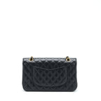 CHANEL CLASSIC DOUBLE FLAP BAG CAVIAR BLACK GHW
