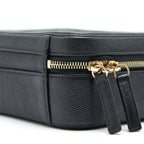 CHANEL CAVIA LEATHER VANITY BAG BLACK GHW