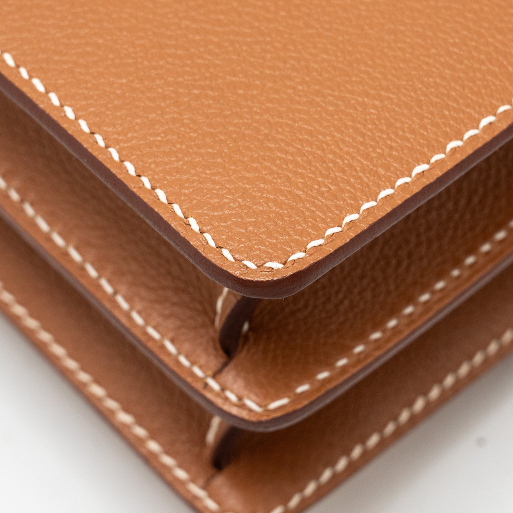 Hermes Mini Roulis Evercolor Gold LGHW