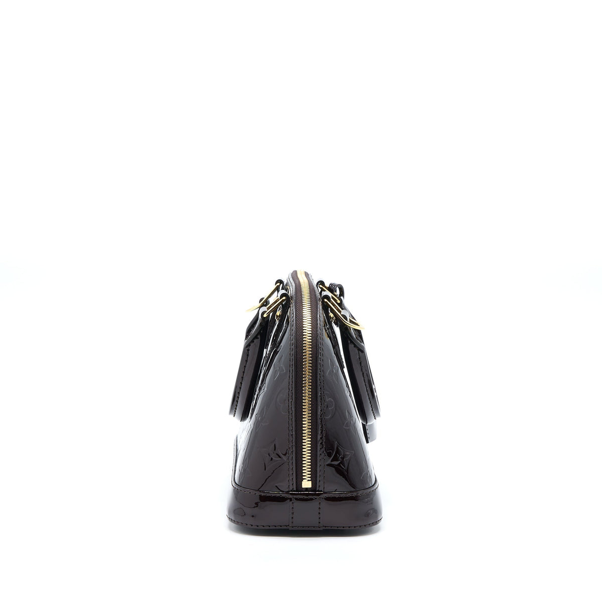 LOUIS VUITTON ALMA BB MONOGRAM VERNIS AMARANTE RED GHW (2022 VERSION)