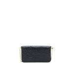 LOUIS VUITTON FELICIE POCHETTE MONOGRAM EMPREINTE BLACK GHW