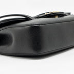 Chanel Preppy Coco Clutch with Leather Strap Caviar Black GHW (Microchip)
