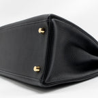 Hermes Kelly 28 Togo Black GHW