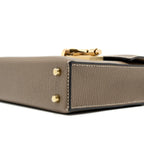 HERMES MINI VERROU CHÈVRE MYSORE ETOUPE LGHW