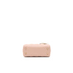 DIOR SMALL LADY DIOR MY ABCDIOR BAG LAMBSKIN PINK LGHW