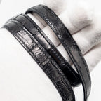 HERMES MINI CONSTANCE ALLIGATOR MISSISSIPPIENSIS SHINY BLACK GHW