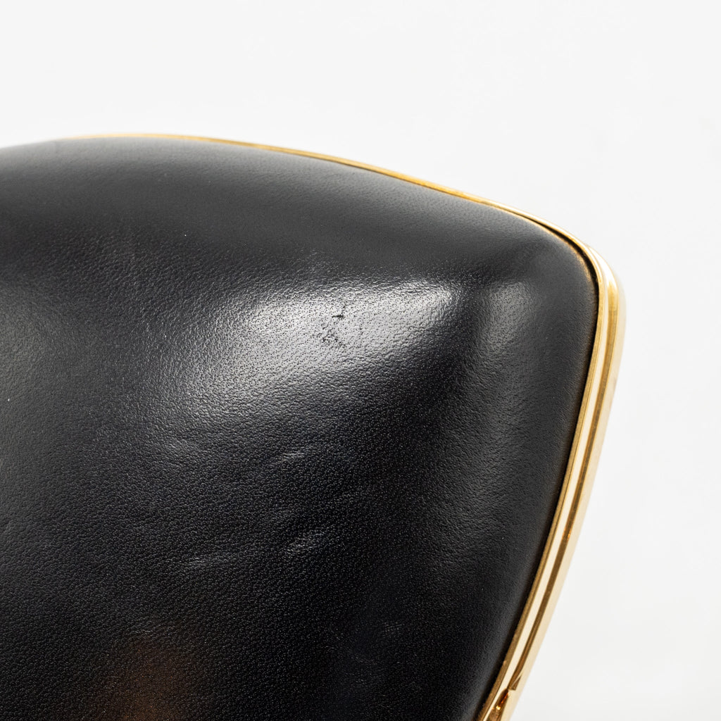 Saint Laurent/YSL Boite Love Clutch with Chain Leather Black GHW