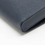 HERMES Charniere to go pouch Madame Blue Nuit GHW