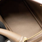 Hermes mini lindy clemence etoupe GHW