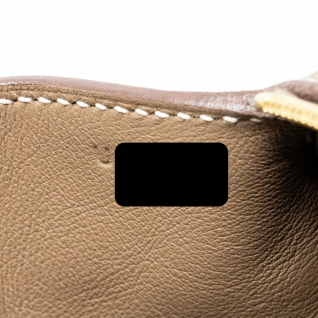 Hermes mini lindy clemence etoupe GHW