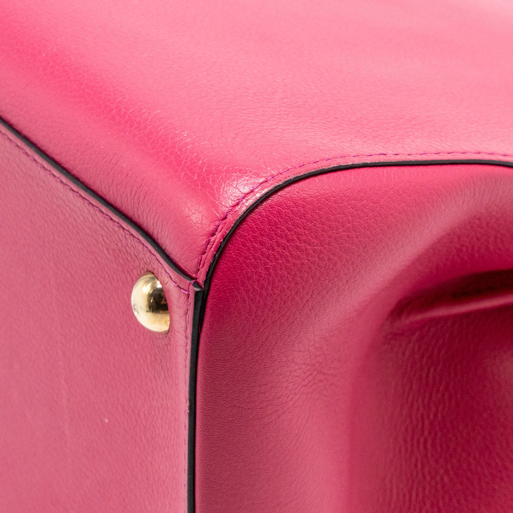 Delvaux Brilliant MM calfskin pink GHW