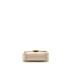Gucci Small Marmont Shoulder Bag Matelassé chevron leather White GHW