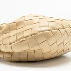 BOTTEGA VENETA MINI JODIE INTRECCIATO LEATHER LIGHT BEIGE GHW