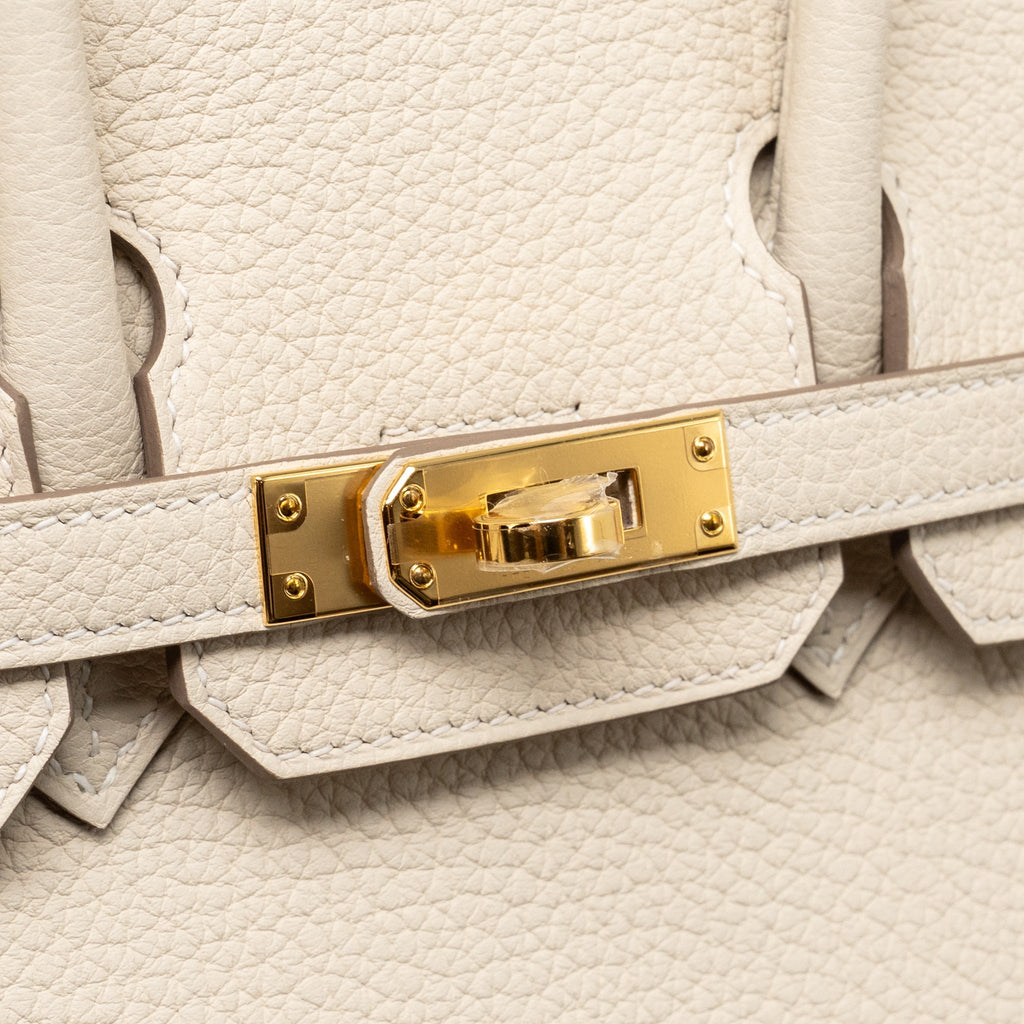 Hermes Birkin 25 togo craie GHW