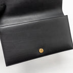 Saint Laurent/YSL Small Hearts Kate Clutch Calfskin Black/Metallic Red GHW
