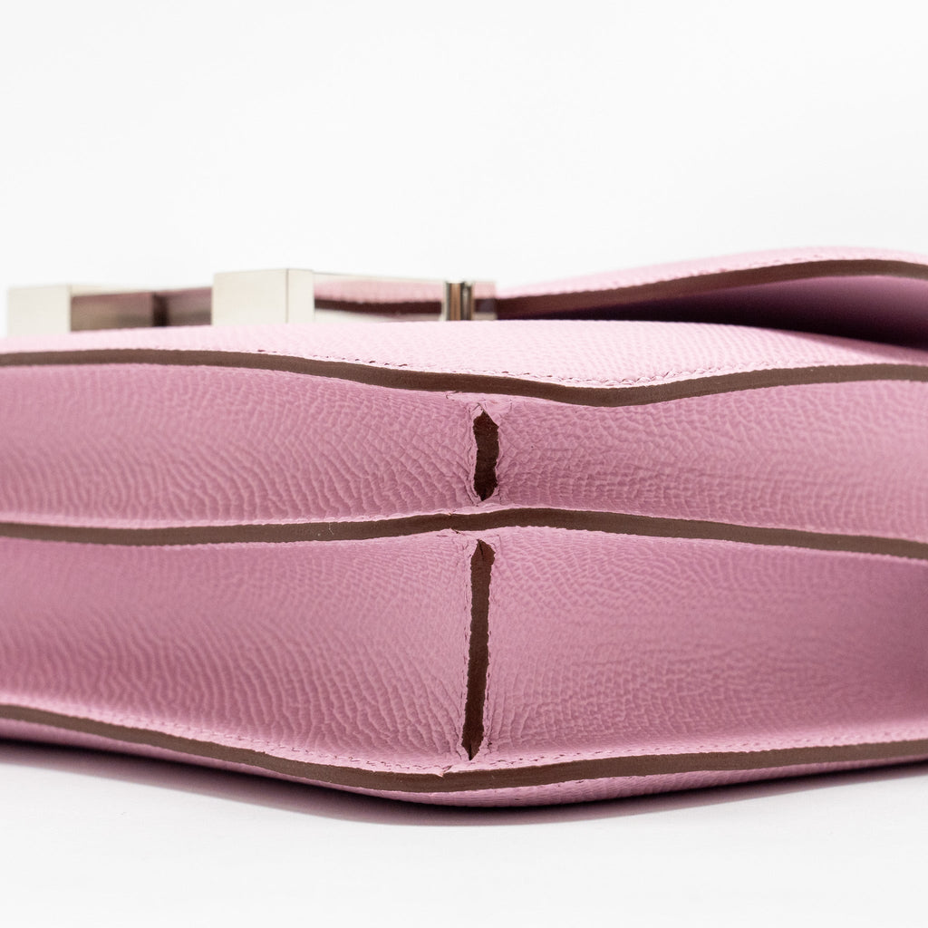 Hermes Mini Constance Epsom X9 Mauve Sylvestre SHW