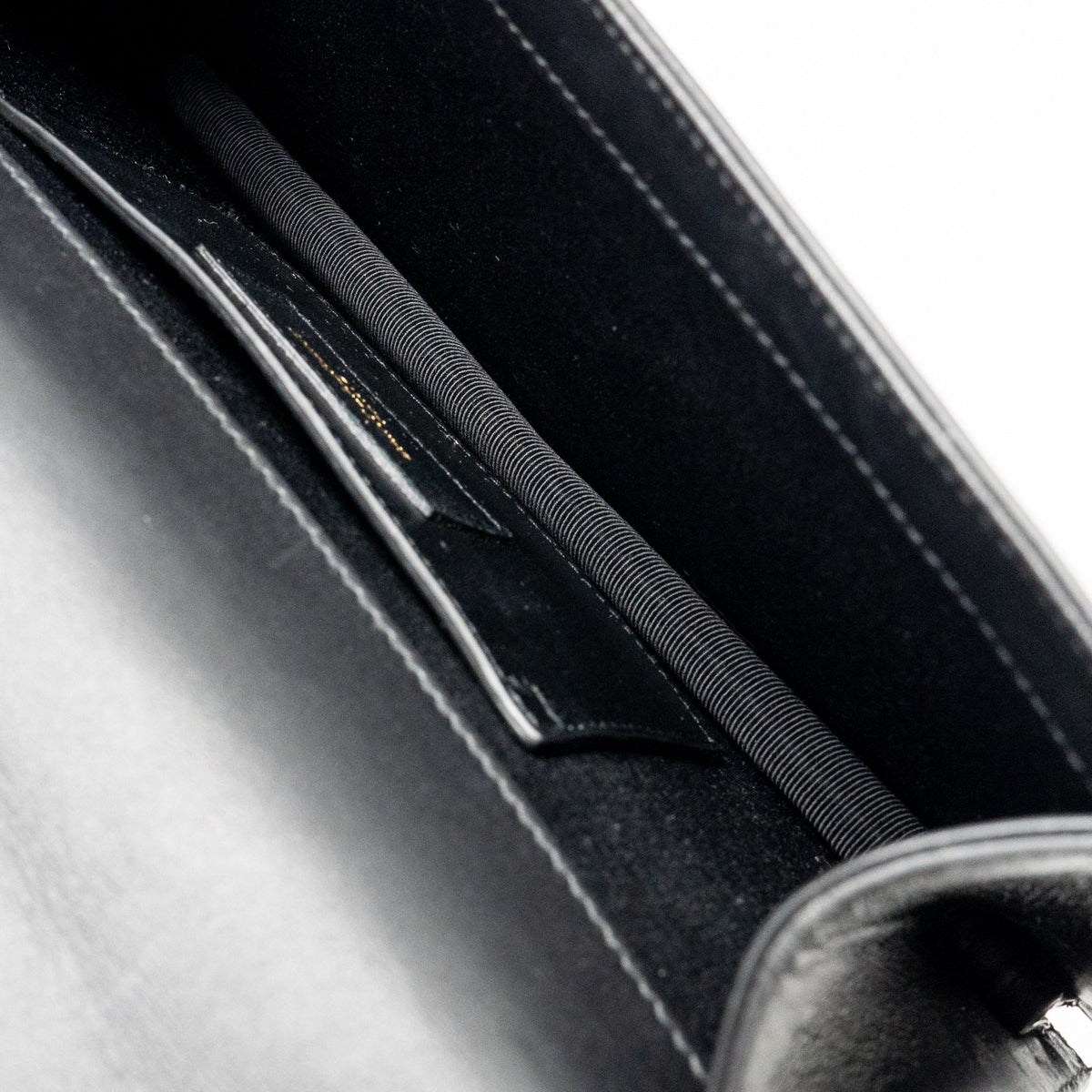 Saint Laurent/YSL Small Hearts Kate Clutch Calfskin Black/Metallic Red GHW