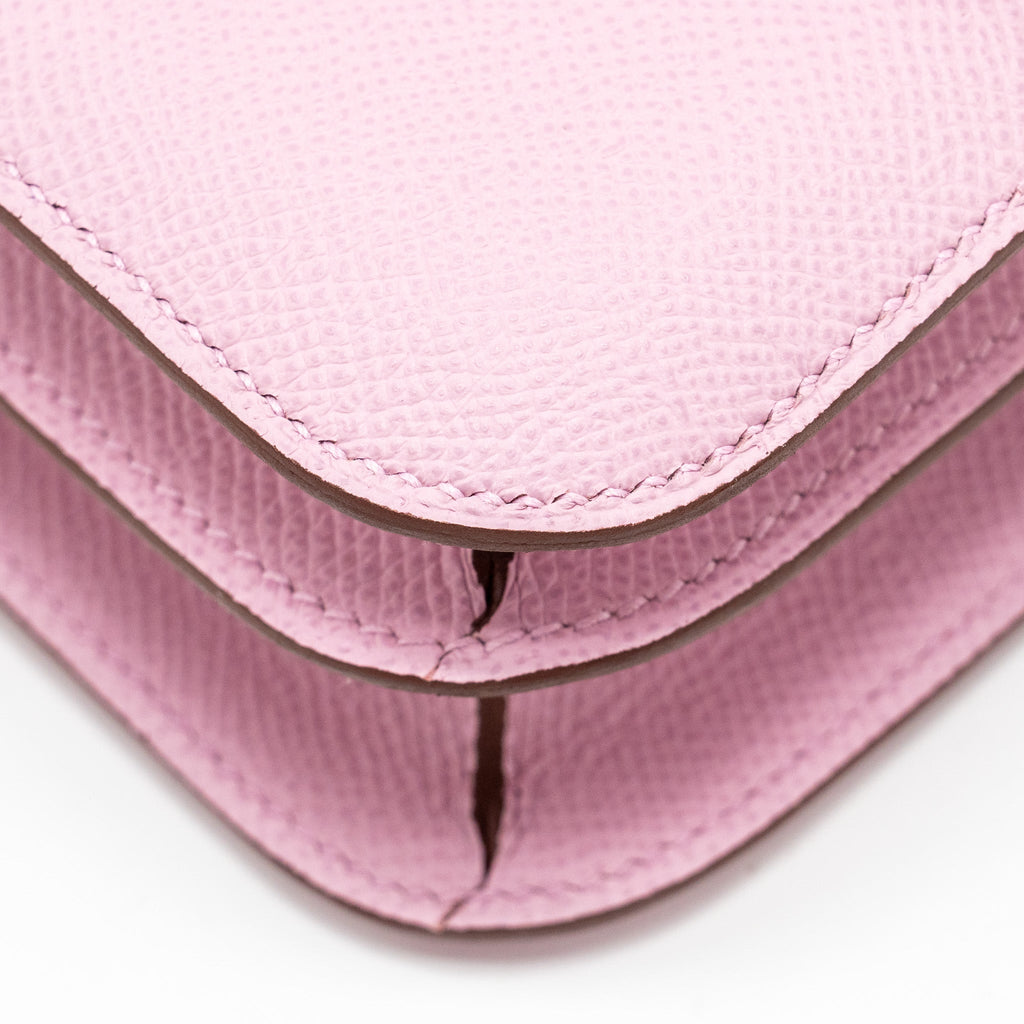 Hermes Mini Constance Epsom X9 Mauve Sylvestre SHW