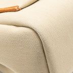 Hermes herbag 31 zip bag canvas/hunter leather beton SHW