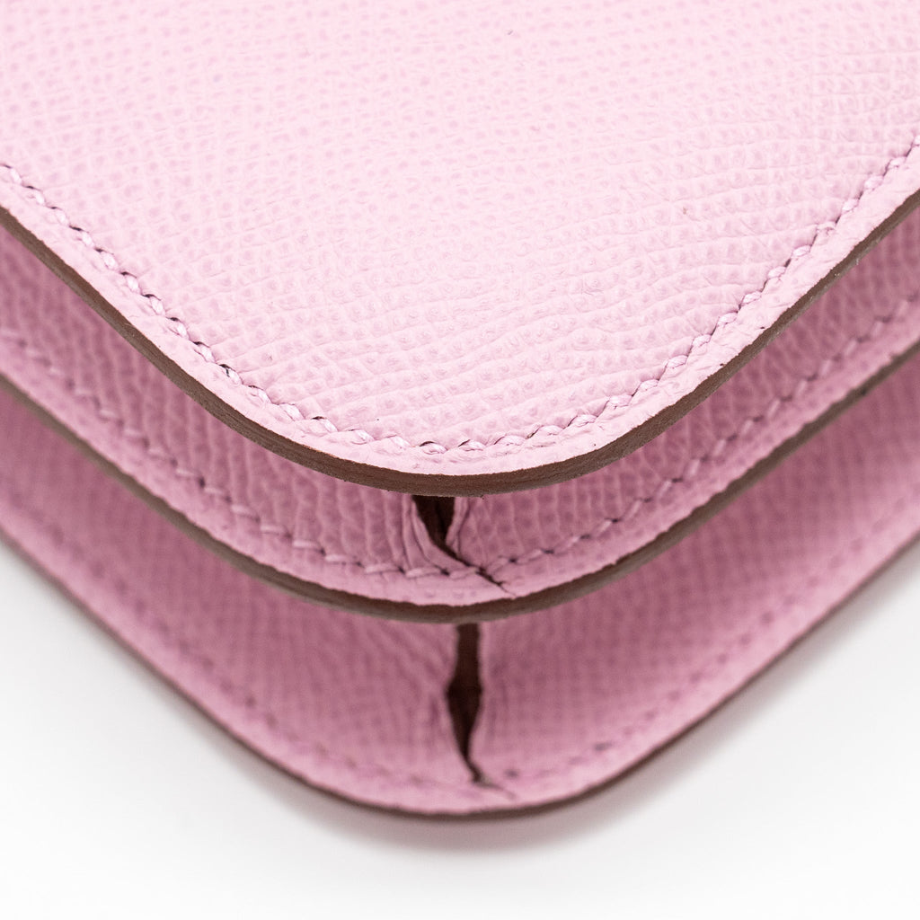 Hermes Mini Constance Epsom X9 Mauve Sylvestre SHW