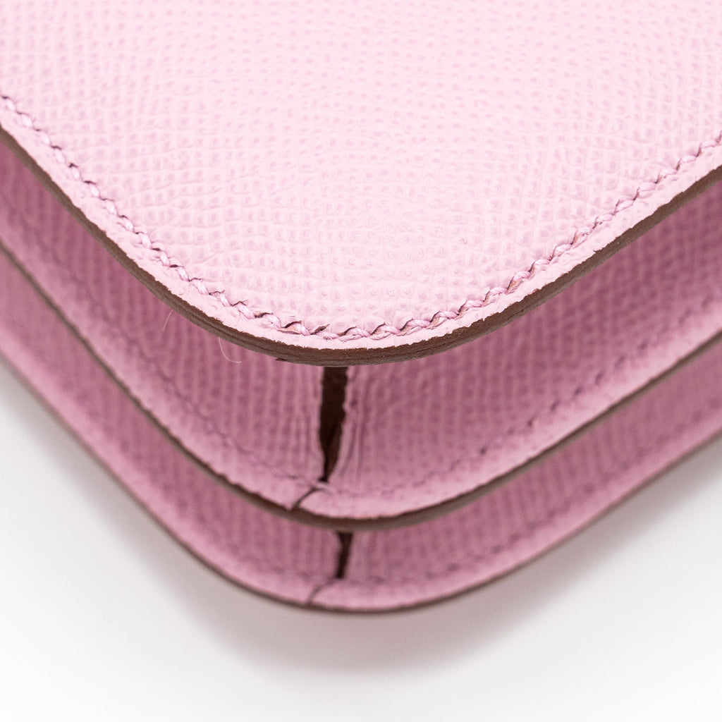 Hermes Mini Constance Epsom X9 Mauve Sylvestre SHW