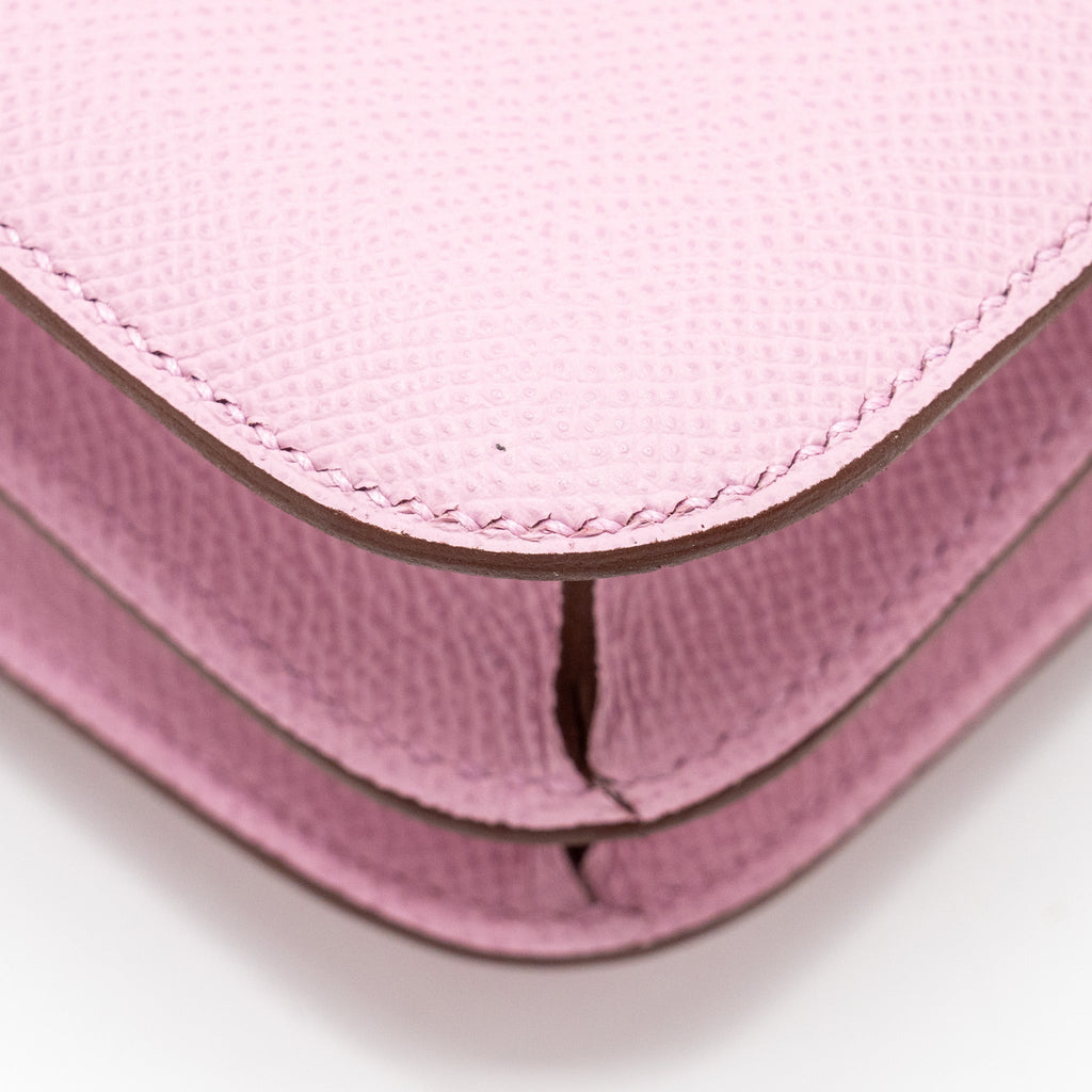 Hermes Mini Constance Epsom X9 Mauve Sylvestre SHW