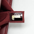 CHANEL MEDIUM BOY BAG LAMBSKIN BURGUNDY GHW
