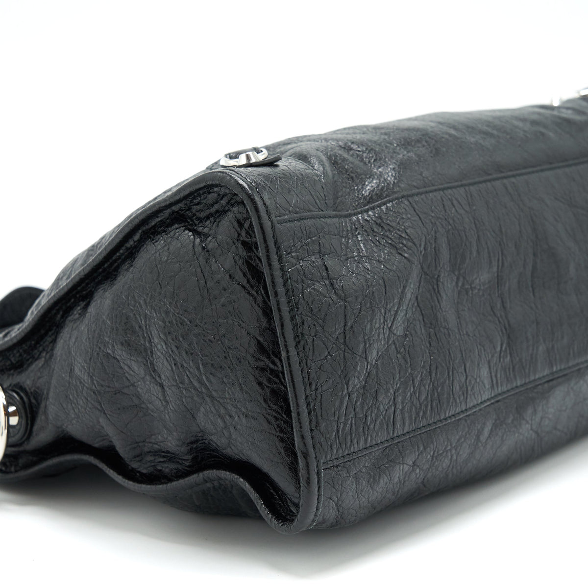 BALENCIAGA CLASSIC CITY BAG BLACK SHW