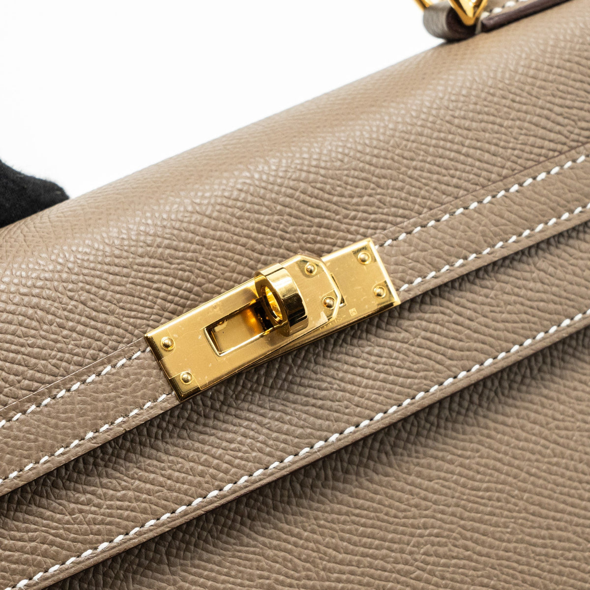 Hermes Kelly 25 Epsom etoupe GHW
