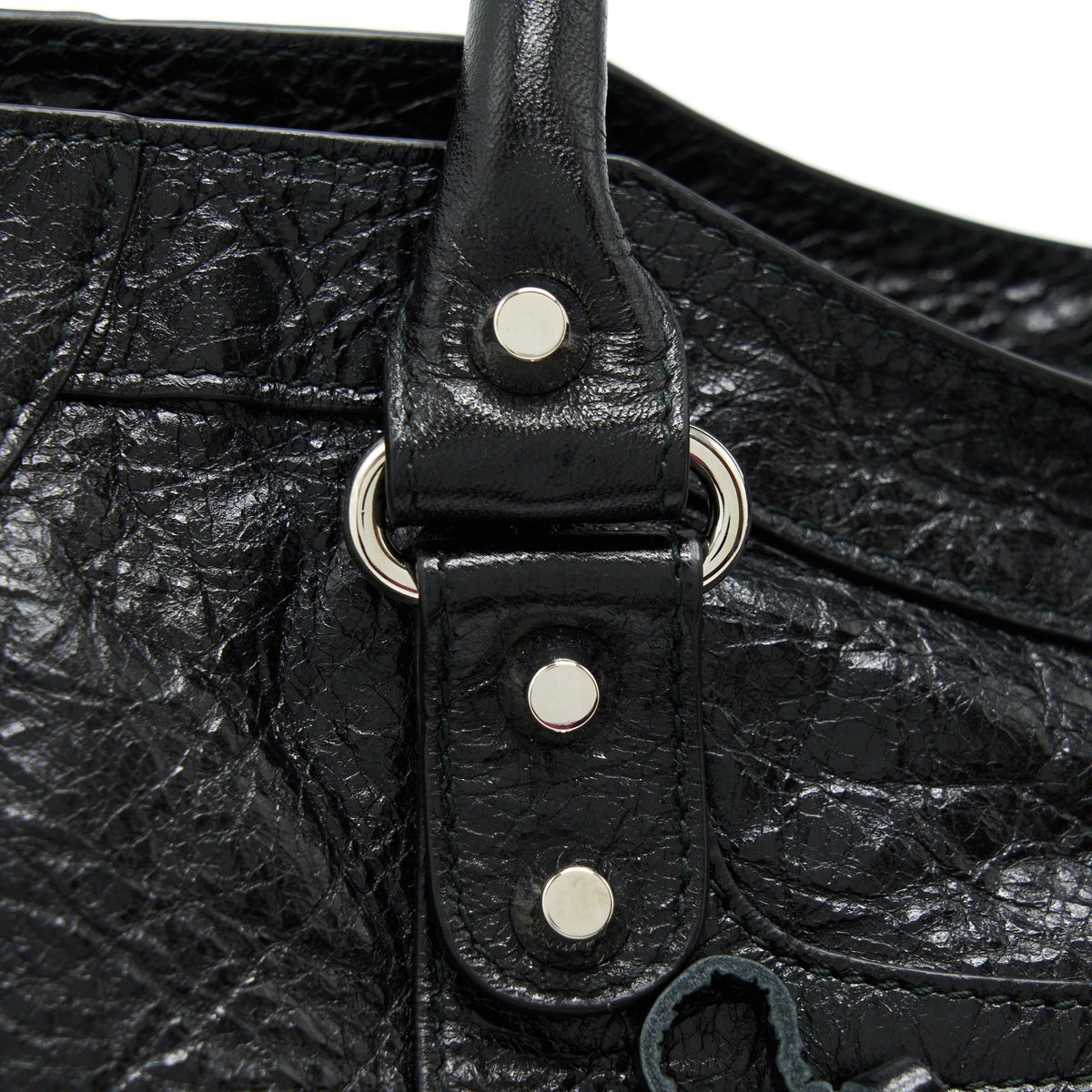 BALENCIAGA CLASSIC CITY BAG BLACK SHW