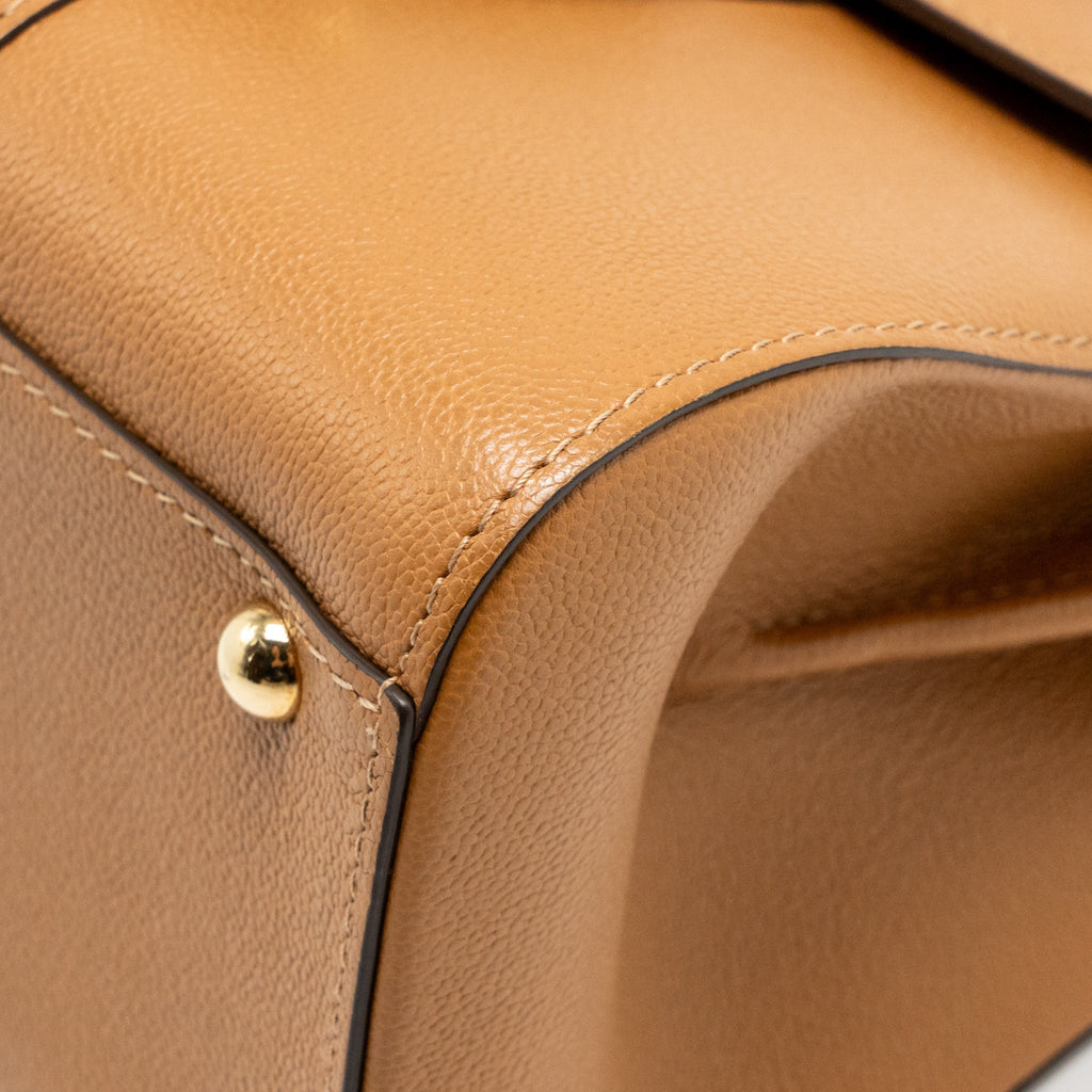Delvaux mini brilliant calfskin brown GHW