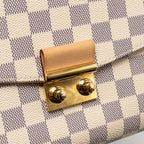 LOUIS VUITTON CROISETTE DAMIER AZUR CANVAS GHW