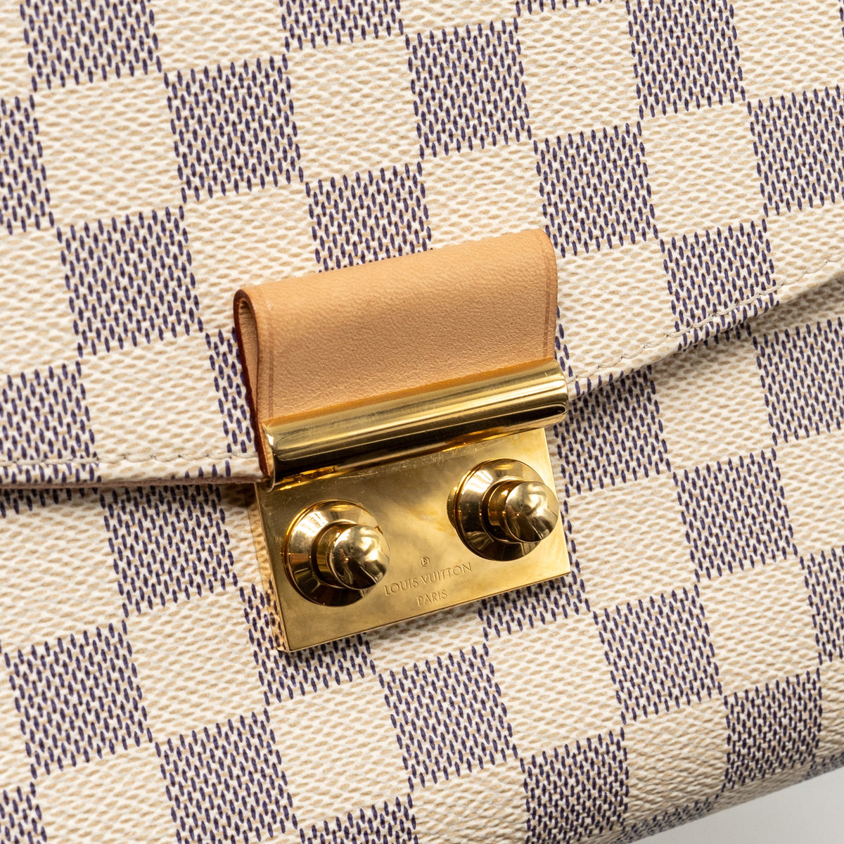 LOUIS VUITTON CROISETTE DAMIER AZUR CANVAS GHW