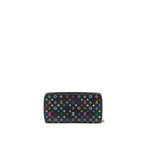 LOUIS VUITTON ZIPPY LONG WALLET BLACK MULTICOLOUR MONOGRAM CANVAS GHW