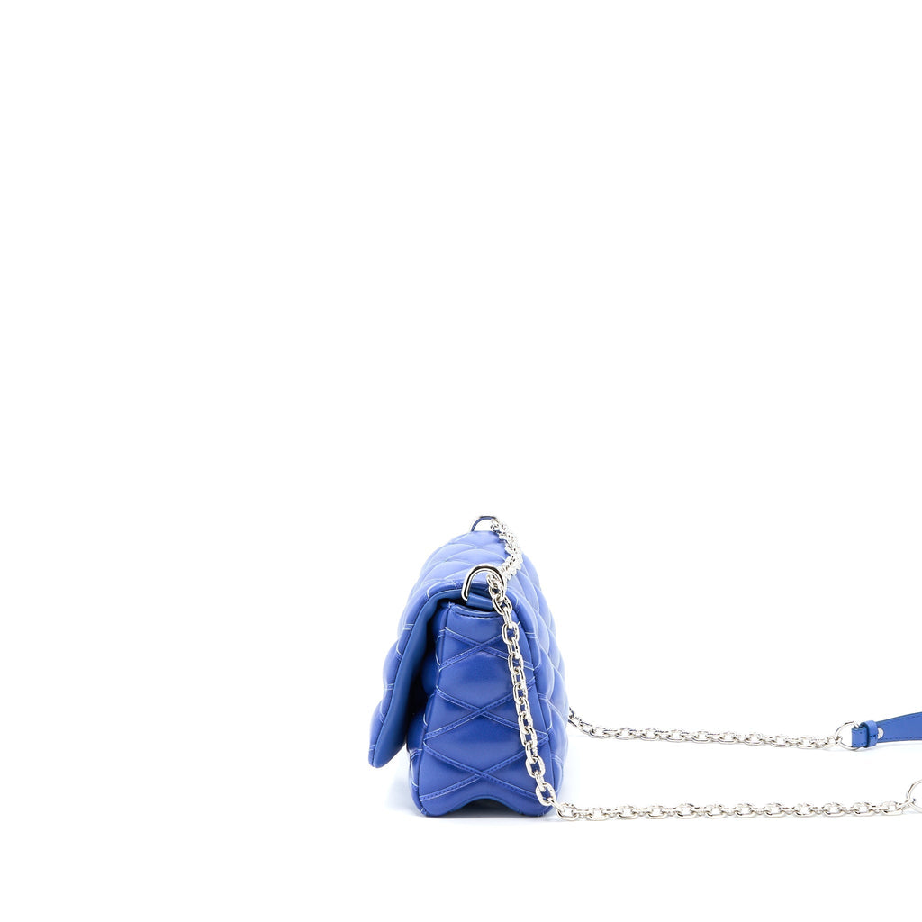 LOUIS VUITTON GO-14 MALLETAGE PM LAMBSKIN BLUE SHW