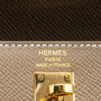 Hermes Kelly 25 Epsom etoupe GHW