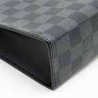 Louis Vuitton Pochette Voyage Damier Graphite Canvas Black SHW