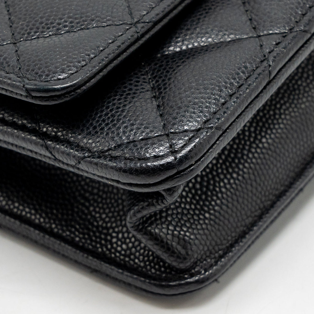 Chanel 2.55 Reissue Wallet on Chain Caviar Black GHW