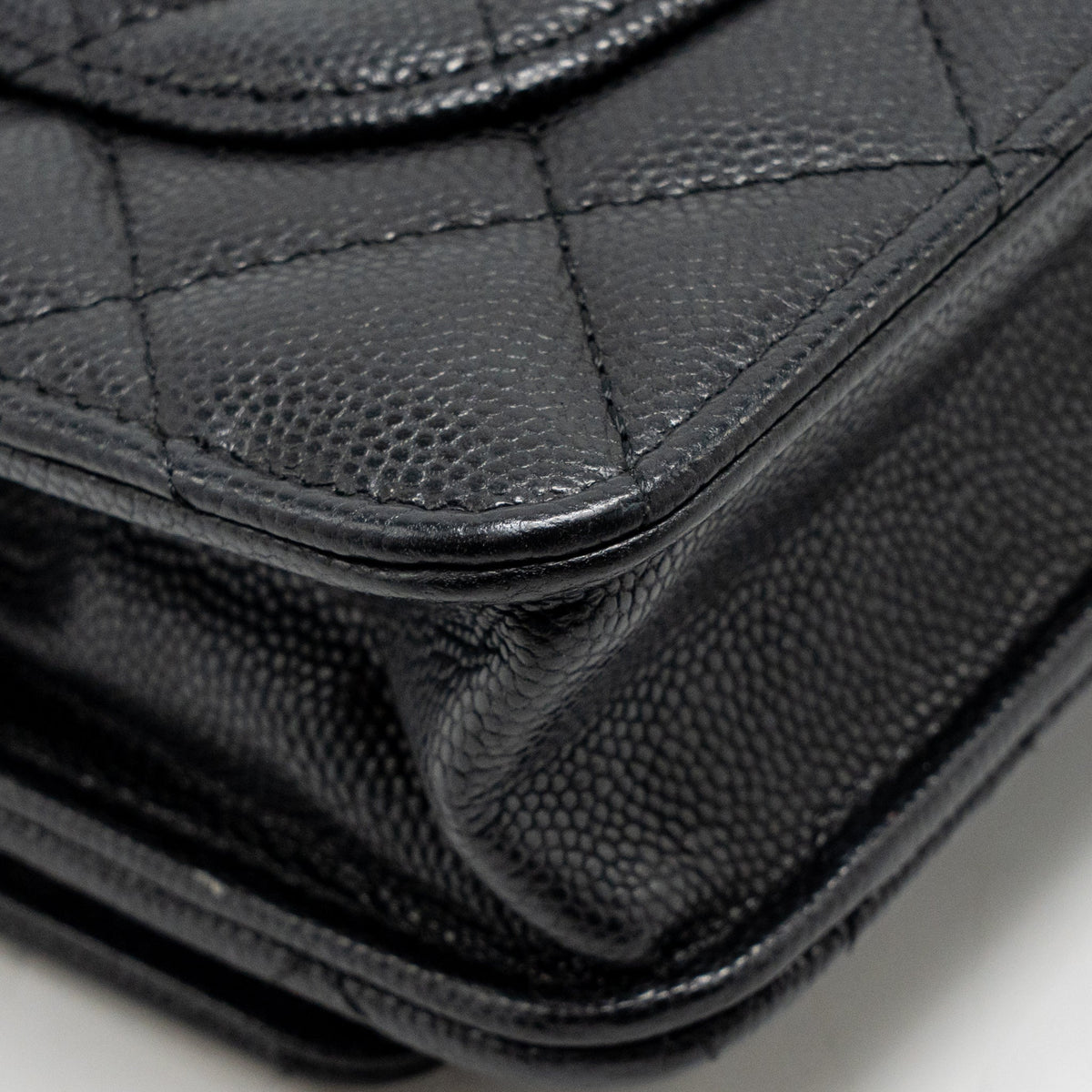 Chanel 2.55 Reissue Wallet on Chain Caviar Black GHW