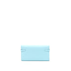 HERMES KELLY LONG WALLET EPSOM U2 BLUE ZEPHYR SHW