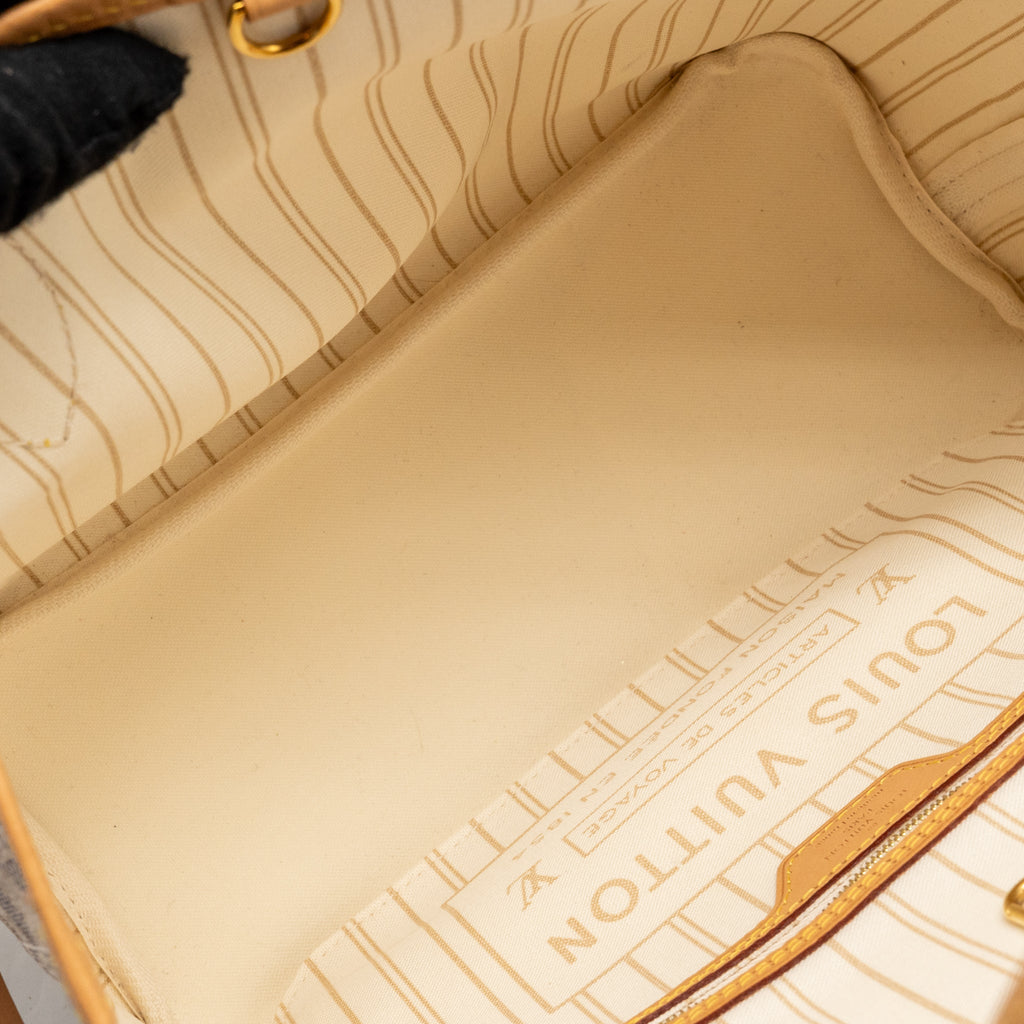 Louis Vuitton Neverfull PM Damier Azur Canvas GHW
