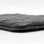 CHANEL CLASSIC O-CASE POUCH/CLUTCH CAVIAR BLACK GHW