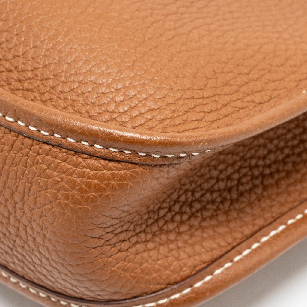 Hermes Mini Evelyne clemence gold SHW