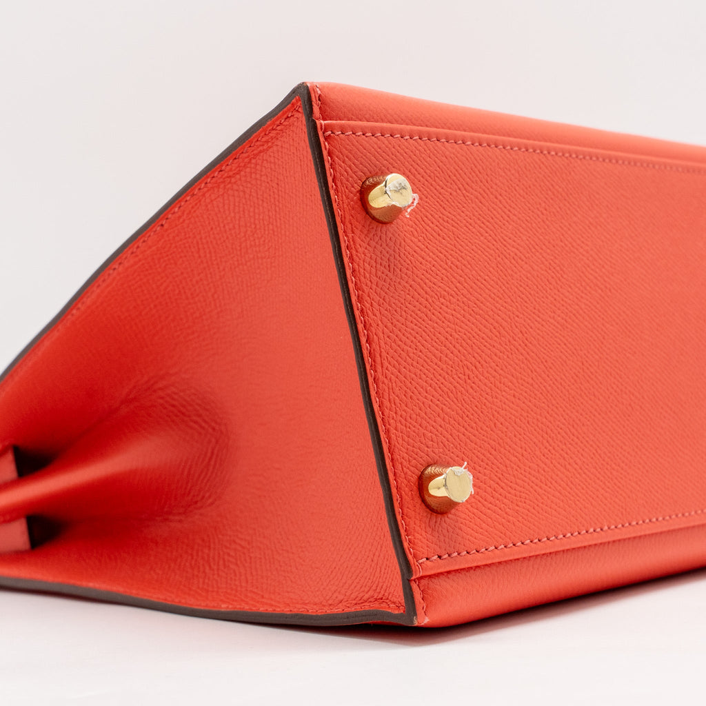 Hermes Kelly 32 Epsom T5 Rose Jaipur GHW