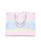 LOUIS VUITTON ESCALE ONTHEGO GM TOTE BAG PASTEL MONOGRAM CANVAS SHW