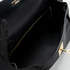 Hermes Kelly 28 Togo Black GHW