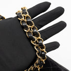 Chanel 26s Maxi flap bag suede calfskin black GHW (microchip)