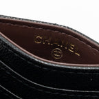 CHANEL 23K CARD HOLDER CAVIAR BLACK GHW(MICROCHIP)