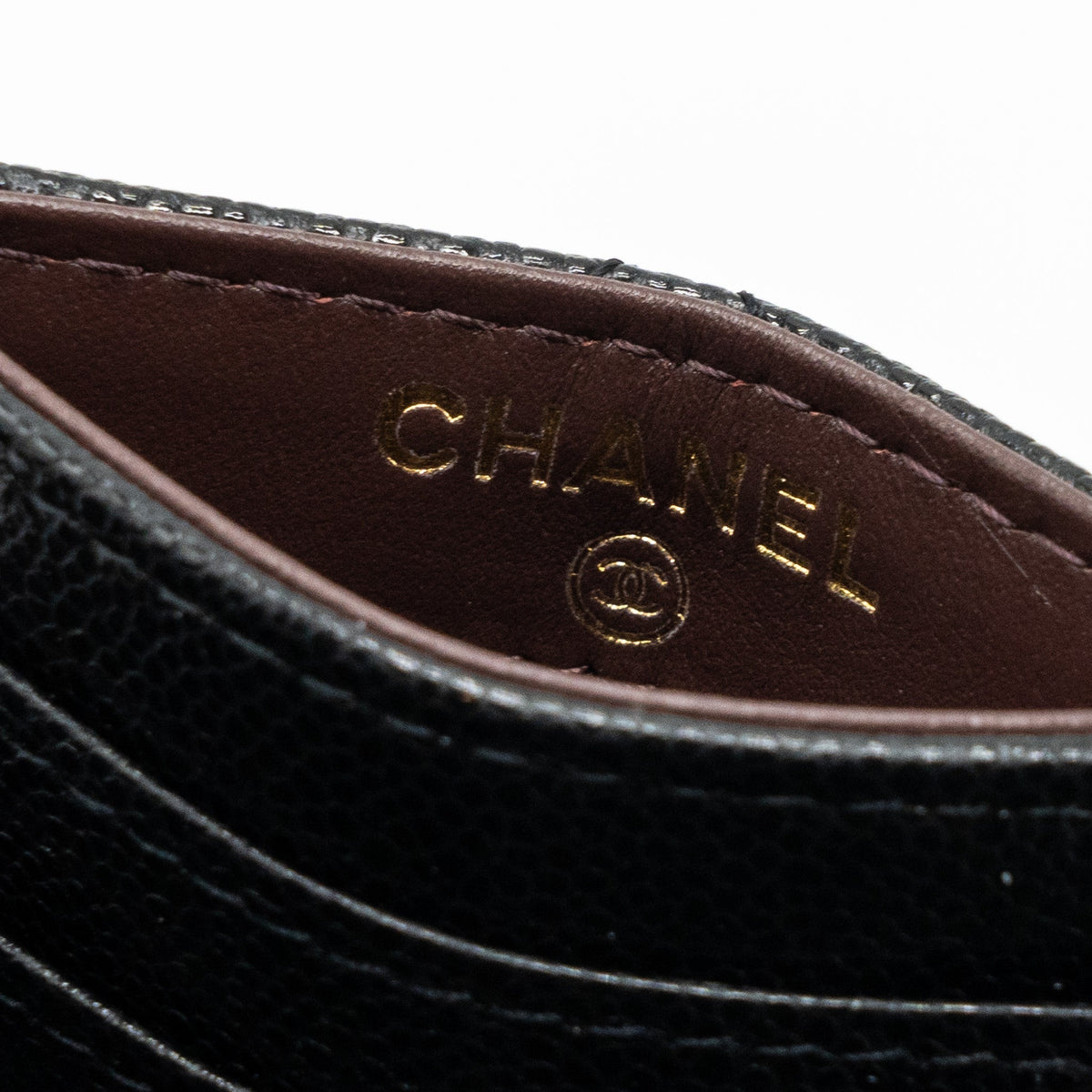 CHANEL 23K CARD HOLDER CAVIAR BLACK GHW(MICROCHIP)