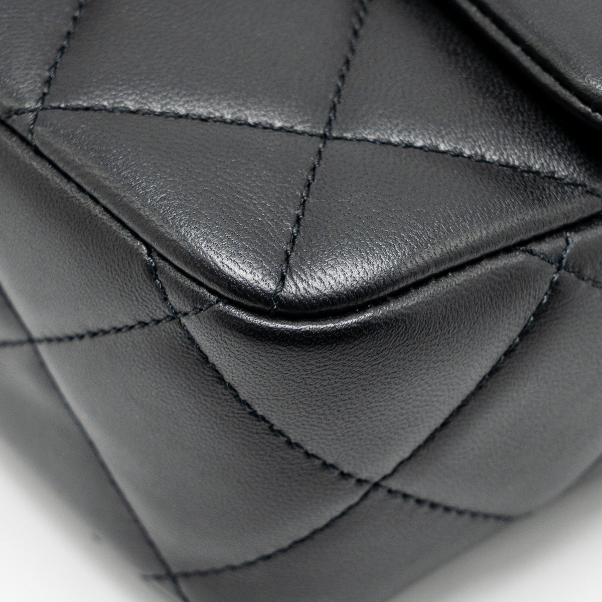 CHANEL MY PERFECT MINI FLAP BAG LAMBSKIN BLACK GHW (MICROCHIP)